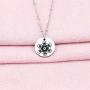 PENQI Metatron’s Cube Necklace Sacred Geometry Seals of Archangel Jewelry Angel Gift for Her Him