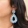 Boho Raffia Earrings Statement Teardrop Earrings Drop Dangle Bohemian Earrings Boho Raffia Earrings Statement Teardrop Earrings Drop Dangle Bohemian Earrings