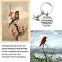 MAOFAED Inspiration Gift Bird Gift Bird Lover Gift Believe in Yourself Faith Gift A Bird Sitting on a Tree is Never Afraid of The Branch Breaking