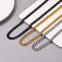 PROSTEEL 3mm-12mm Stainless Steel Cuban Chain for Men, Bracelet:7.5''/8.26'', Necklace: 14''-30'', Black/18K Gold Plated, Come Gift Box