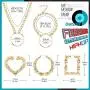 sailimue Women Hip Hop Costume Kit Gold Chain Necklace Bracelet Bamboo Hoop Earrings for Women Men Costume Jewelry Set Punk Rapper Style 80s/ 90s Party Accessories sailimue Women Hip Hop Costume Kit Gold Chain Necklace Bracelet Bamboo Hoop Earrings for Women Men Costume Jewelry Set Punk Rapper Style 80s/ 90s Party Accessories