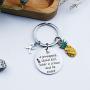 G-Ahora Motivational Initial Keychain Be a Pineapple Stand Tall Wear a Crown and Be Sweet Keychain Tropical Inspirational Alphabet Jewelry Initial Charm