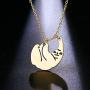 Q﹠YFH Sloth Necklace Gifts Silver Cute Animal Pendant Necklace Gift for Women Teen Girls