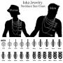 Ioka - 14K Yellow OR White Solid Gold 0.5mm Box Chain Necklace with Spring Ring Clasp