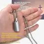 PROSTEEL Lords Prayer Tag Necklace, Stainless Steel Praying Hands Pendant & Chain, Mens Womens Necklace, 22inch-24inch, Come Gift Box