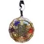 Loypi Chakra Orgonite Energy Crystal Pendant Resin Jewelry Handcraft Pendant Gathering Wealth Brings Good Luck Woman Necklace