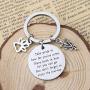FUSTMW Veterinarian Graduation Gift Vet Tech Keychain Veterinarian Tech Nurse Gift Veterinarian Charms Jewelry Veterinary Gift Take Pride in How Far You Have Come