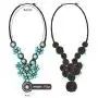 MAYTRY High-end Designer Design Bohemian Turquoise Necklace, Handmade Imported Wax Thread, Retro Fashion and Generous MAYTRY High-end Designer Design Bohemian Turquoise Necklace, Handmade Imported Wax Thread, Retro Fashion and Generous