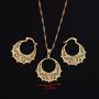 Ethiopian Jewelry Set Pendant Chain Earring Jewelry Eritrea Habesha Party African