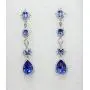 Faship Gorgeous Rhinestone Crystal Dangling Floral Earrings Faship Gorgeous Rhinestone Crystal Dangling Floral Earrings