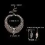 EVER FAITH Womens Austrian Crystal Flower Cluster Teardrop Necklace Earrings Set EVER FAITH Womens Austrian Crystal Flower Cluster Teardrop Necklace Earrings Set
