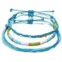 String Wave Ankle Bracelets for Women Adjustable Compass Bracelets Waterproof Handmade Strand Braided Rope Sunflower Boho Bracelet Set Women Teen Girls