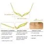 555Jewelry Stainless Steel Extendable Sparkly Cat Eyes Necklace for Women & Girls 555Jewelry Stainless Steel Extendable Sparkly Cat Eyes Necklace for Women & Girls