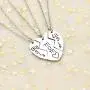 3pcs Stainless Steel Mother Daughter Pendant Necklace - Mom Big Sister Little Sister (Necklace) (Necklace) 3pcs Stainless Steel Mother Daughter Pendant Necklace - Mom Big Sister Little Sister (Necklace) (Necklace)
