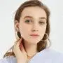 Big Hoop Earrings Stainless Steel Hoop Earrings 14K Gold Plated for Women Girls Sensitive Ears Cartilage Helix Cuff Earrings Big Hoop Earrings Stainless Steel Hoop Earrings 14K Gold Plated for Women Girls Sensitive Ears Cartilage Helix Cuff Earrings