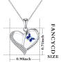 FANCYCD''Always My Mother Forever My Friend'' Love Heart Necklace, 18'', Special Jewelry for Women, Mother’s Day Gifts for Mom, Wife, Aunt, Grandma.