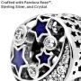 Pandora Jewelry Vintage Night Sky Cubic Zirconia Charm in Sterling Silver