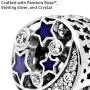 Pandora Jewelry Vintage Night Sky Cubic Zirconia Charm in Sterling Silver Pandora Jewelry Vintage Night Sky Cubic Zirconia Charm in Sterling Silver