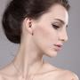 Gem Stone King Stunning 1-1/4 Inch Dangle Spheres Gold Plated Brass Lever-Back Womens Earrings