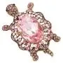 GYAYU Womens Crystal Big Turtle Pin Brooch Girl Animal Decorative Jewelry