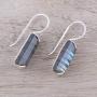 NOVICA Labradorite .925 Sterling Silver Drop Earrings, Beautiful Aurora