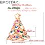 EMOSTAR Xmas Series Charms fits DIY Bracelet, Rose Gold Happy Snowman, Christmas Sleigh, Festive Tree, Christmas Bell Ball, Santa Claus, Snowflake Charms in 925 Sterling Silver, for Merry