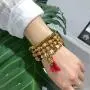 Baoqin Boho Beaded Bracelets for Women - Charm Stackable Multilayer Bracelets Gift for Women Girls Men