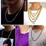 FindChic Men Curb Chain Necklace 18K Gold Plated/Stainless Steel/Black Chunky Double Tight Cuban Link Hip Hop Neck Chains for Men Boys 3.5MM/5MM/6MM/7MM/9MM/12MM 14-30 8 Length Options (Send Gift Box)