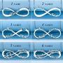 Getname Necklace Personalized Infinity Family Name Pendant with Any Names Eternal Infinity Name Necklace Brass