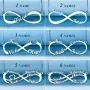 Getname Necklace Personalized Infinity Family Name Pendant with Any Names Eternal Infinity Name Necklace Brass