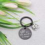 SEIRAA All The Worlds a Stage Keychain Drama Quote Jewelry Shakespeare Lover Gift Inspirational Gift for Actor