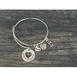 Infinity Collection Mother Daughter Bracelet - Mother Daughter Jewelry-Mother Daughter Bangle for Mom or Daughter