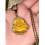 Men Women Jewelry Iced Laughing Yellow Jade Buddha Pendant Necklace Rope Chain Genuine Certified Grade A Jadeite Jade Hand Crafted, Jade Necklace, 14k Gold Over Laughing Jade Buddha Necklace, Yellow Violet Jade Medallion, Fast Prime Shipping Men Women Jewelry Iced Laughing Yellow Jade Buddha Pendant Necklace Rope Chain Genuine Certified Grade A Jadeite Jade Hand Crafted, Jade Necklace, 14k Gold Over Laughing Jade Buddha Necklace, Yellow Violet Jade Medallion, Fast Prime Shipping