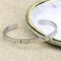 Joycuff Zodiac Bracelet Personalized Birthday Gifts for Girls Women Constellation Jewelry Horoscope Engraved Cuff Bangle