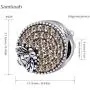 Sambaah Butterfly Charm Sterling Silver Enameled Lucky Charm Bead Heart Shaped Dangel Pendant with Cubic Zirconia for Women Bracelets Sambaah Butterfly Charm Sterling Silver Enameled Lucky Charm Bead Heart Shaped Dangel Pendant with Cubic Zirconia for Women Bracelets