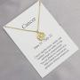 Joycuff 18K Gold Dainty Zodiac Necklace Constellation Celestial Jewelry Personalized Birthday Gifts for Women Best Friend Sister Daughter Mom Teen Girls