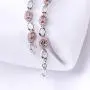 ATTA GEMS Women 925 Sterling Silver Bracelets Luxury Oval Cut 3mmx5mm Gemstone Jewelry Hand Chain for Party Birthday Gifts