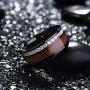 King Will Classic 6mm/8mm Titanium Stainless Steel Ring Wedding Band for Men Women Engagement Ring Comfort Fit