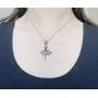 DMOMSA Emerald Green Ballet Girl Pendant Necklace Jewelry Gift, Woman Gift Suitable for Birthday Party Anniversary Valentines Day DMOMSA Emerald Green Ballet Girl Pendant Necklace Jewelry Gift, Woman Gift Suitable for Birthday Party Anniversary Valentines Day