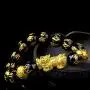 2 Pieces Feng Shui Bracelets Mantra Amulet Bead Obsidian Bracelets with Gold Plated Pi Xiu/Pi Yao for Women Men Adjustable Elastic - Good Luck Wealt (2Pcs pixiu, 12)