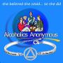 TIIMG Recovery Gift Sobriety Gift AA Gift Sober Recovery Jewelry AA Jewelry She Believed She Could So She Did Sobriety Keychain Alcoholics Anonymous Gifts