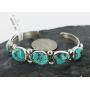 Native-Bay $500 Retail Tag Certified Authentic Silver Navajo Turquoise 12714 Made by Loma Siiva