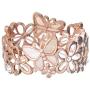 Jewelry Nexus Shell Butterfly & Flower Designer Bracelet