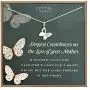 EFYTAL Condolence Gifts, 925 Sterling Silver Butterfly Necklace in Remembrance of Mother, Sympathy Gift for Passing of Mom, Condolences Jewelry for Her EFYTAL Condolence Gifts, 925 Sterling Silver Butterfly Necklace in Remembrance of Mother, Sympathy Gift for Passing of Mom, Condolences Jewelry for Her