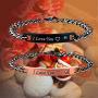 SXNK7 Gift for Lover His Queen Her King Stainless Steel Couple Bracelets for Women Men Jewelry Matching Set