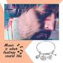 Eigso Music Themed Bracelet Music Charm Jewelry Music Lover Gifts Singer Gift Music Teacher Bracelet