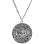 LUREME Inspired by Pirates of The Caribbean Movies Cursed Aztec Coin Medallion Necklace Skull Necklace(01003817)
