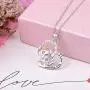 FREECO Unicorn Necklace Gifts for Women Girl - Sterling Silver Cute Unicorn in Heart Pendant Necklace Jewelry,Rolo Chain 18 Inches (Mother Daughter Unicorn Necklace) FREECO Unicorn Necklace Gifts for Women Girl - Sterling Silver Cute Unicorn in Heart Pendant Necklace Jewelry,Rolo Chain 18 Inches (Mother Daughter Unicorn Necklace)
