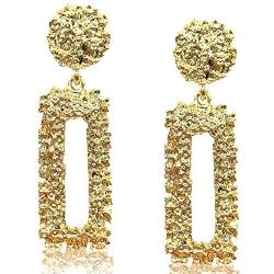Premium Fashion Jewelry Rhinestone Geometric Drop Dangle Earrings for Women Elegant Vintage