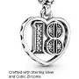 Pandora Jewelry 18 Years of Love Cubic Zirconia Charm in Sterling Silver Pandora Jewelry 18 Years of Love Cubic Zirconia Charm in Sterling Silver